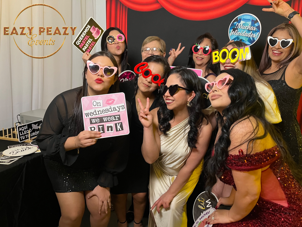 Eazy Peazy Events katy tx selfie booth photo booth party quinceanera Photo Booth